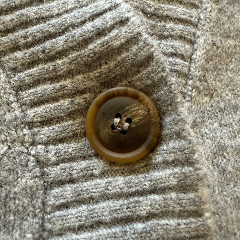 Mango Gray Button-Up Cardigan - Picture 4 of 5
